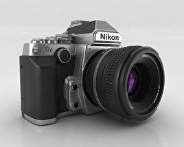 Nikon DF Silver 3Dモデル