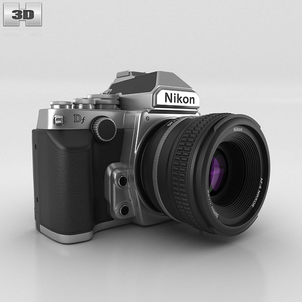 Nikon DF Silver 3D model