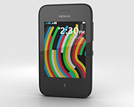 Nokia Asha 230 Noir Modèle 3D