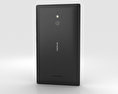 Nokia XL 黑色的 3D模型
