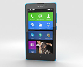 Nokia XL Cyan 3D model