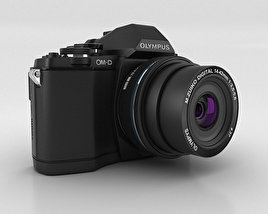 Olympus OM-D E-M10 Black 3D model