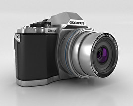 Olympus OM-D E-M10 Silver 3D model