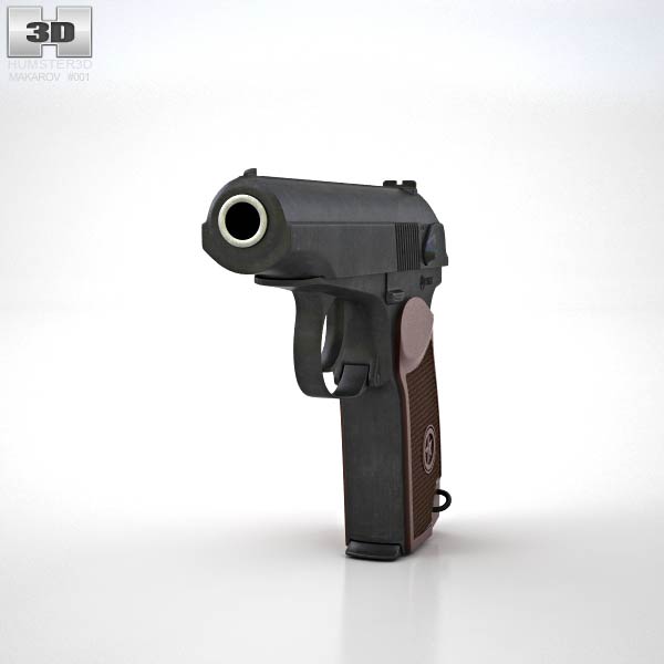 Makarov Pm Modèle 3d Armes On Hum3d 7814