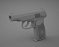 Makarov pistola Modelo 3d