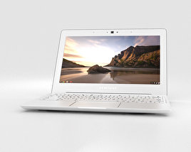 Samsung Chromebook 2 11.6 inch Classic Blanc Modèle 3D