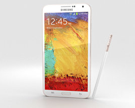 Samsung Galaxy Note 3 Rose Gold White 3D model