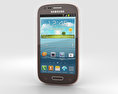 Samsung Galaxy S III Mini Amber Brown Modello 3D