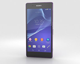 Sony Xperia Z2 Purple 3D model