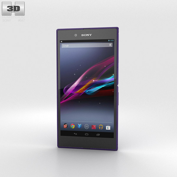 Sony Xperia Z Ultra Purple 3D model