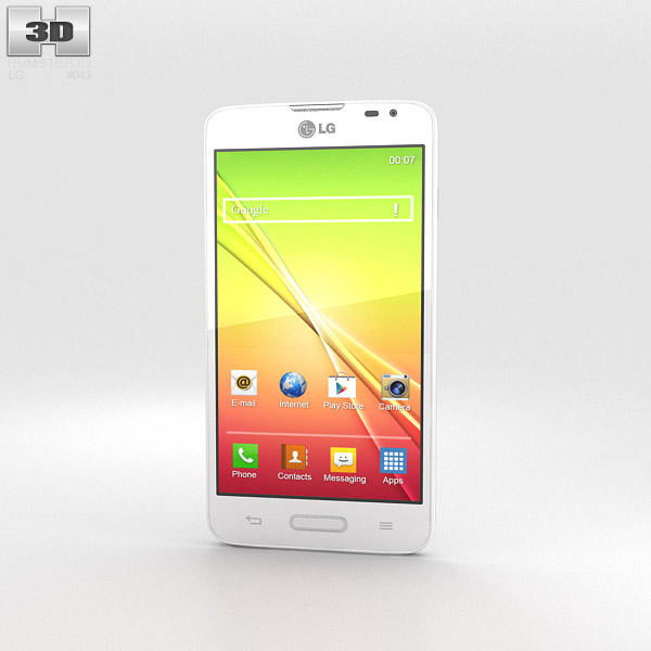 LG L70 White 3D model