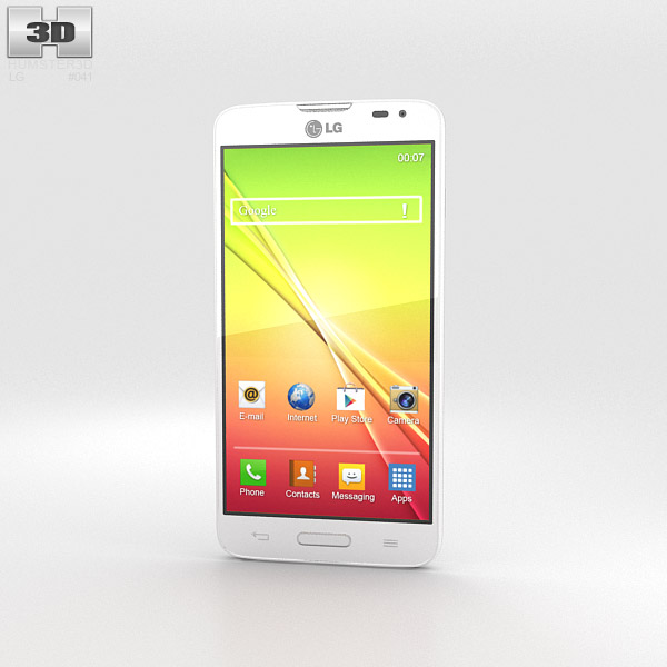 LG L90 White 3D model