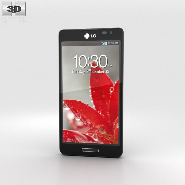LG Optimus F7 Black 3D model