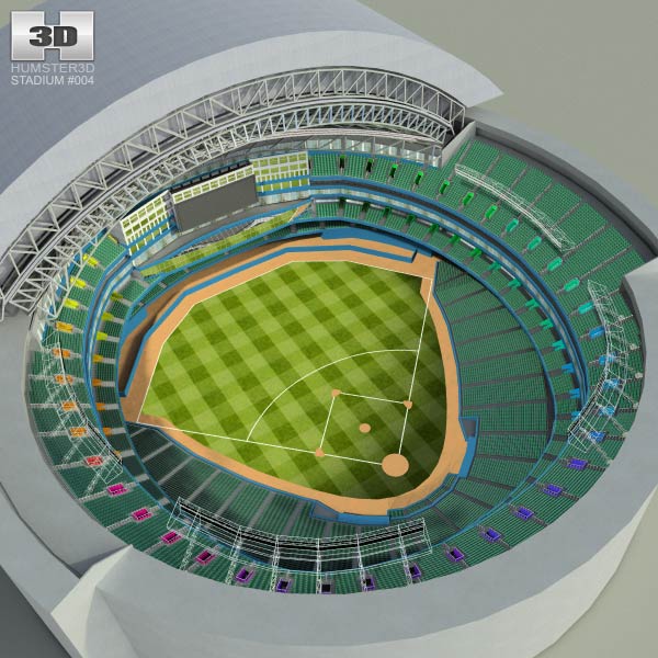 Rogers Centre Бейсбольний стадіон 3D модель