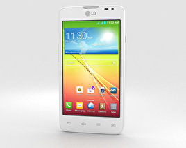 LG L65 Dual White 3D model
