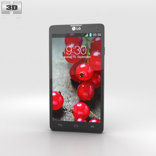 LG Optimus L9 II Black 3D model