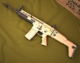 FN SCAR-L Modèle 3D