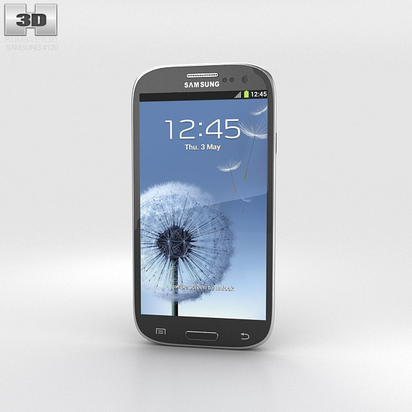 Samsung Galaxy S3 Neo Sapphire Black 3Dモデル