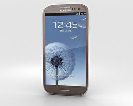 Samsung Galaxy S3 Neo Amber Brown Modello 3D