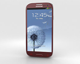 Samsung Galaxy S3 Neo Garnet Red 3D model