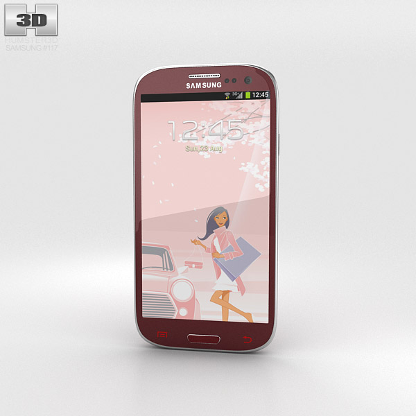 Samsung Galaxy S3 Neo La Fleur 3D 모델 