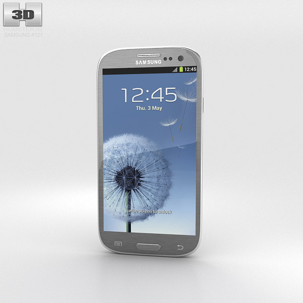 Samsung Galaxy S3 Neo Titanium Grey 3D-Modell