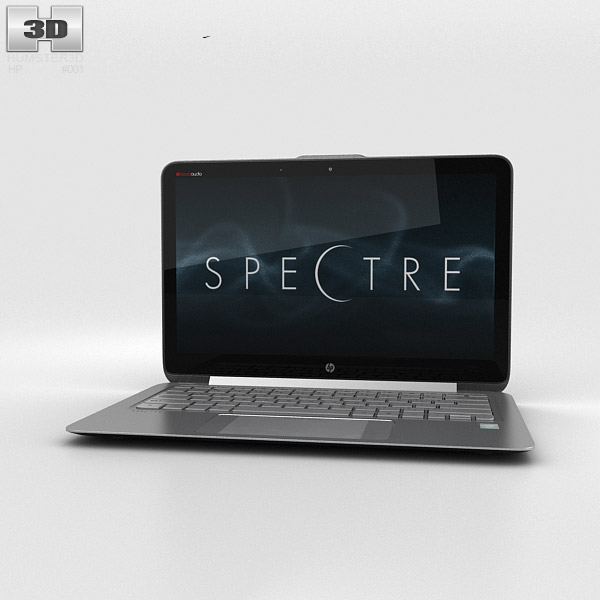 HP Spectre 13.3 inch Ultrabook Silver 3D model