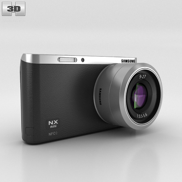 Samsung NX Mini Smart Camera Noir Modèle 3D