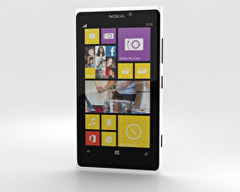 Nokia Lumia 1020 White 3D model
