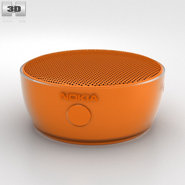 Nokia Portable Wireless Speaker MD-12 Orange 3D model