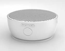 Nokia Portable 无线 音频音箱 MD-12 白色的 3D模型