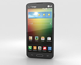 LG Lucid 3 VS876 Black 3D model