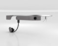 Google Glass with Mono Earbud Charcoal 3D модель