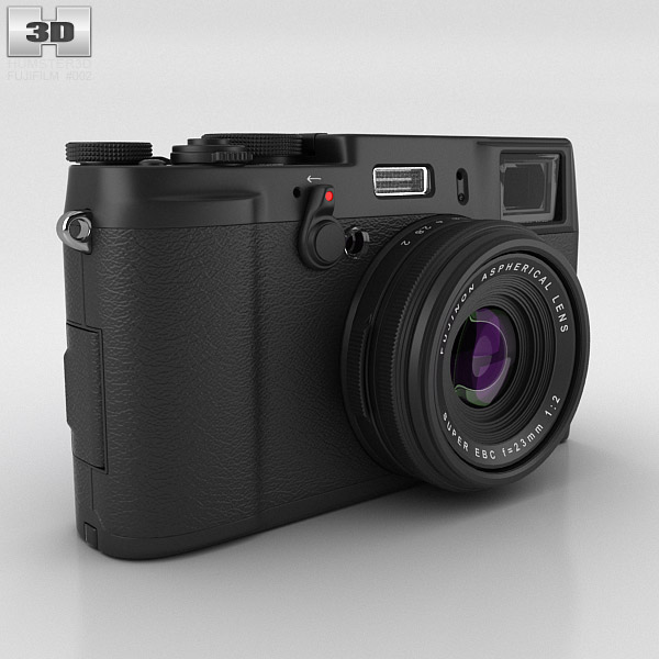 Fujifilm FinePix X100S Black 3D model