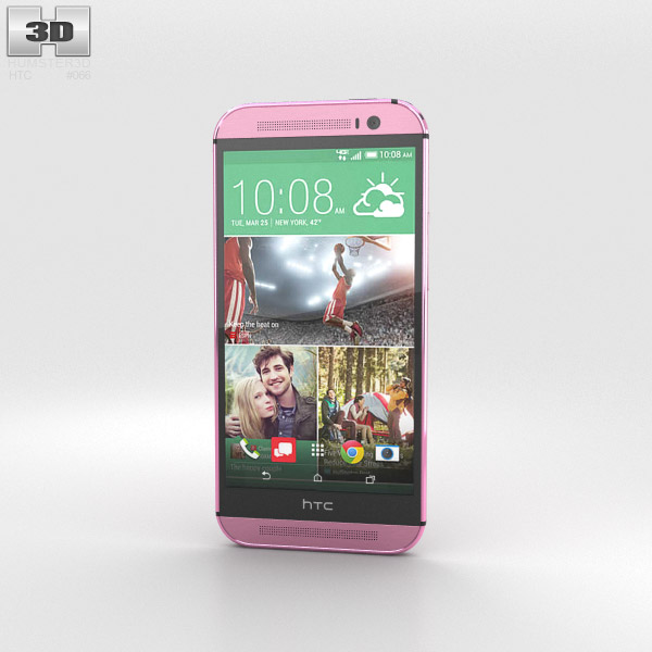 HTC One (M8) Pink Modèle 3D