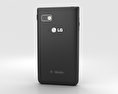 LG Optimus F3 (P659) 黒 3Dモデル
