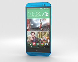 HTC One (M8) Aqua Blue 3D model
