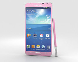 Samsung Galaxy Note 3 Neo Pink 3D model