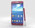 Samsung Galaxy Note 3 Neo Red Modello 3D
