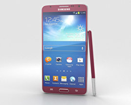 Samsung Galaxy Note 3 Neo Red 3D model
