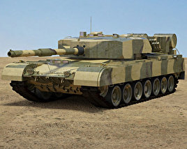アージュン 戦車 Mk I 3Dモデル