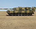 Arjun Tank Mk I 3d model side view
