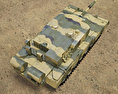 Arjun Tank Mk I 3d model top view