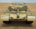 Arjun Tank Mk I 3d model front view