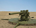 M1 90mm高射砲 3Dモデル