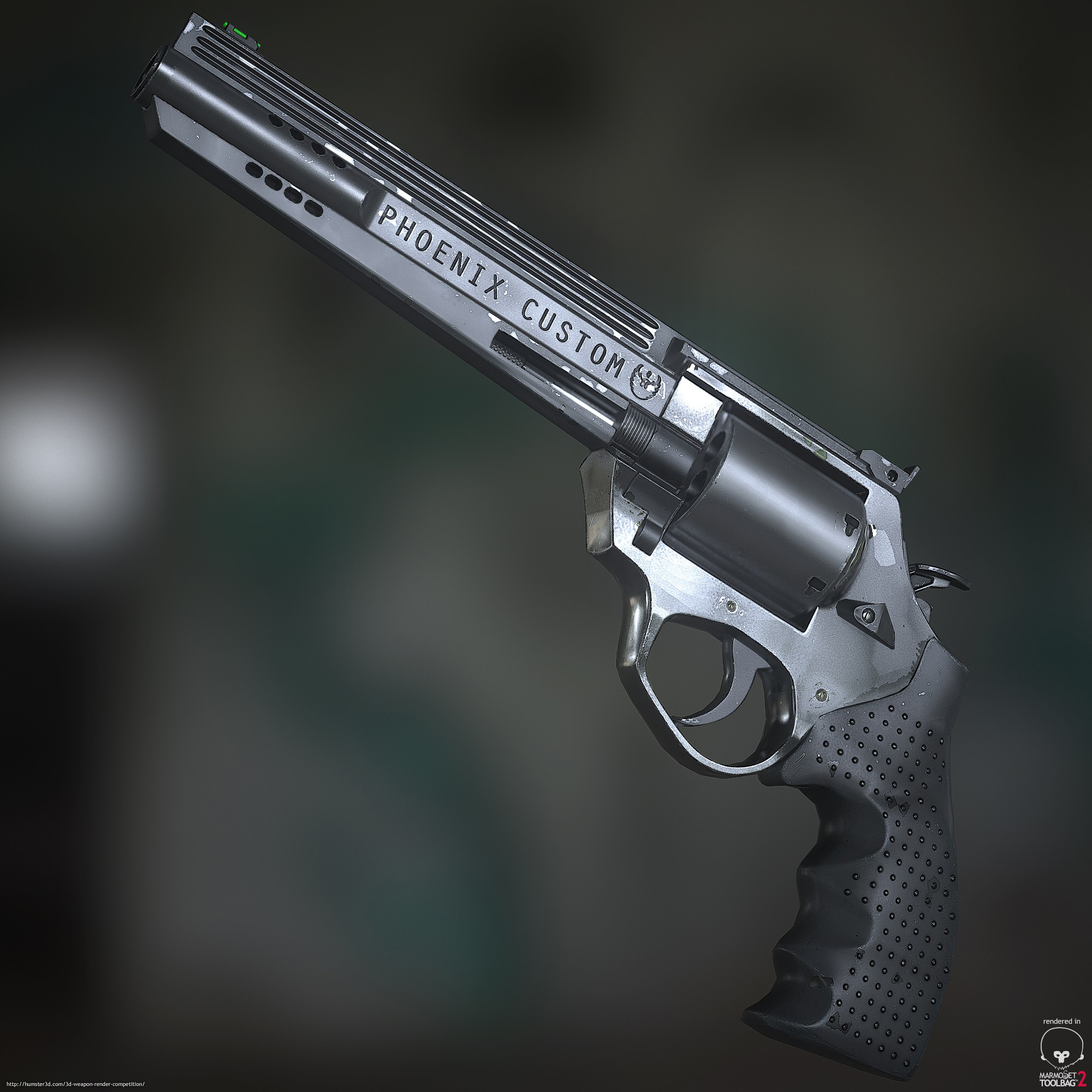 Phoenix Custom Revolver 3d art