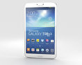 Samsung Galaxy Tab 3 8-inch 白い 3Dモデル
