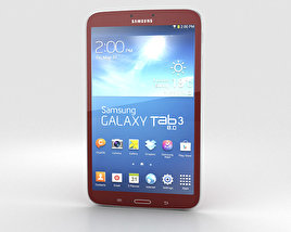 Samsung Galaxy Tab 3 8-inch Red 3D model