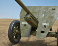 Type 1 47 mm Anti-Tank Gun 3d model
