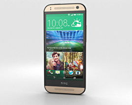 HTC One Mini 2 Amber Gold 3D model